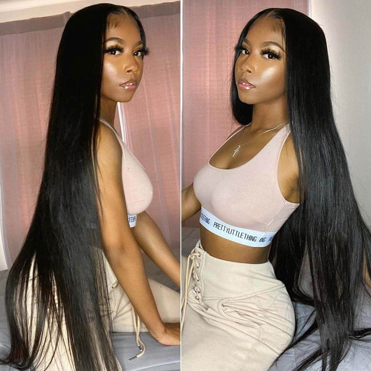 Happiness hair 13*4, Lace,13/4 transparent lace Front Wigs 4*4 HD lace pre cut pre bleached For Women Natural Black Human Hair Straight Wigs