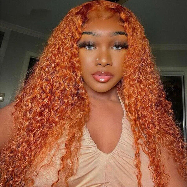 #350 Deep Wave 13*4  straight Lace Frontal Wig